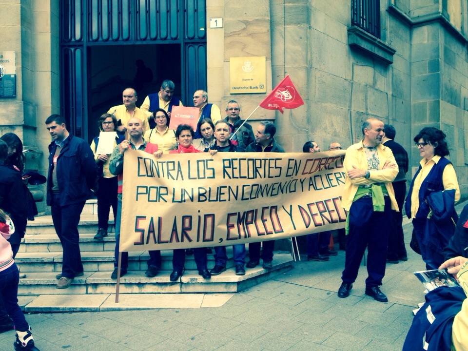 Seguimiento de la huelga de Correos en Asturias