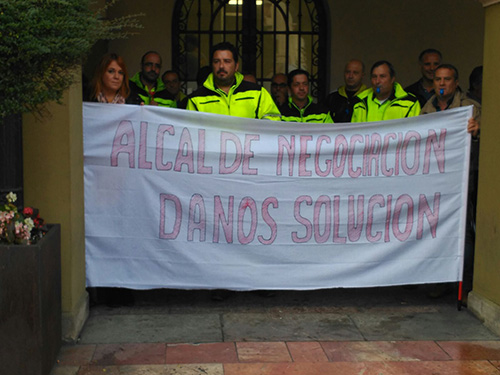 Empezaron las movilizaciones en el Ayuntamiento de Langreo