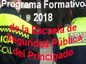 Programa Formativo de la Escuela de Seguridad Pública para el año 2018.