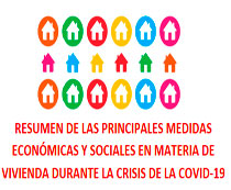 Resumen de las principales medidas económicas y sociales en materia de vivienda durante la crisis del COVID-19